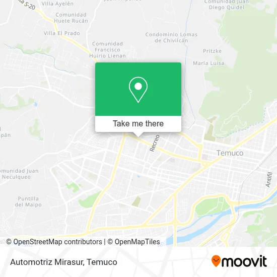 Automotriz Mirasur map