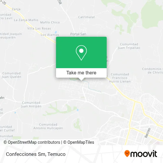 Confecciones Sm map