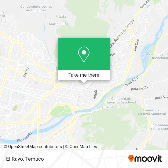 El Rayo map