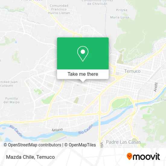 Mazda Chile map