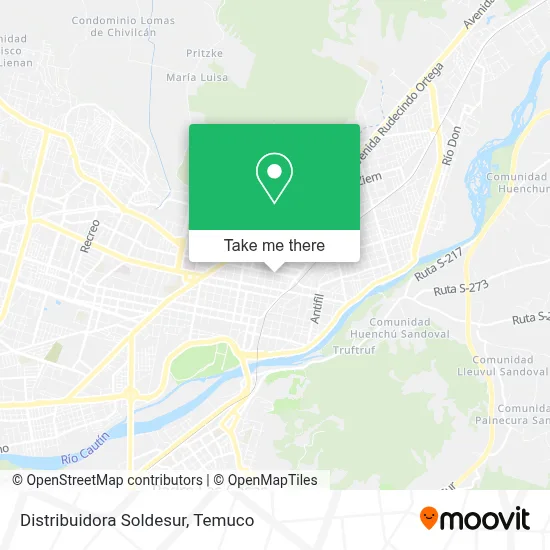 Distribuidora Soldesur map