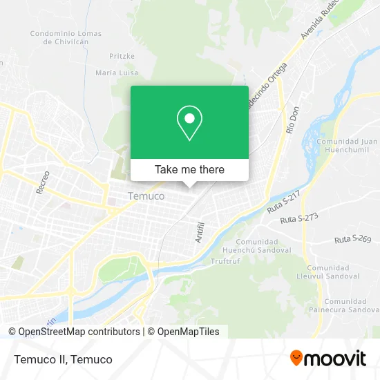 Temuco II map