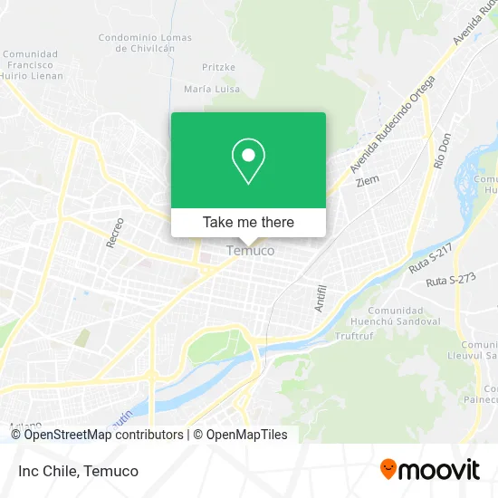 Inc Chile map
