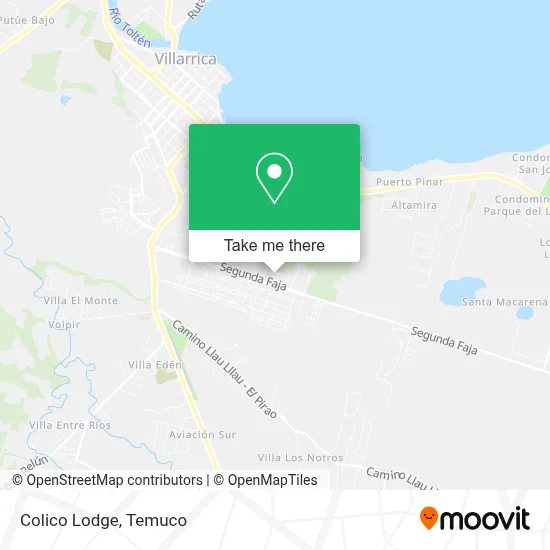 Colico Lodge map