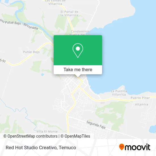 Red Hot Studio Creativo map
