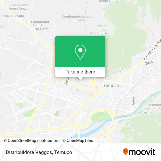Distribuidora Vaggos map
