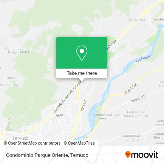 Condominio Parque Oriente map