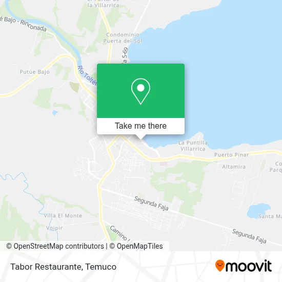 Tabor Restaurante map
