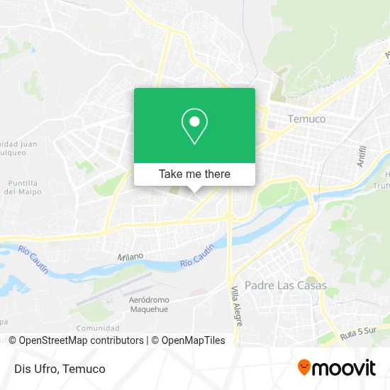 Dis Ufro map