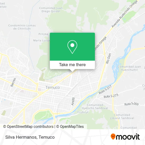 Silva Hermanos map