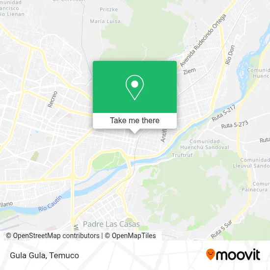 Gula Gula map