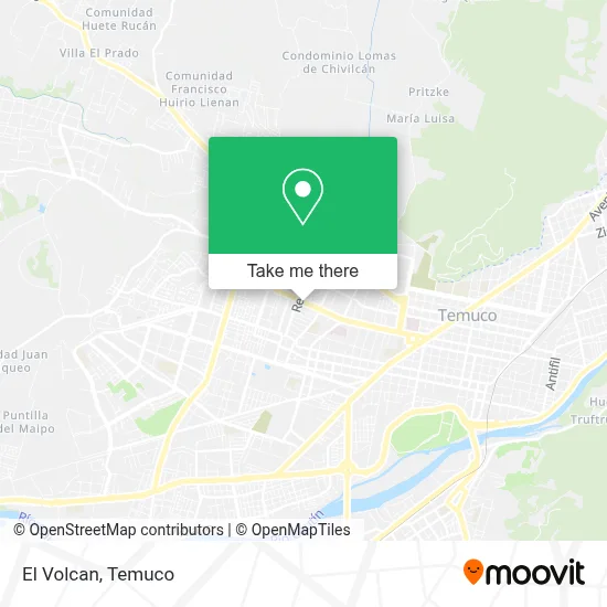 El Volcan map