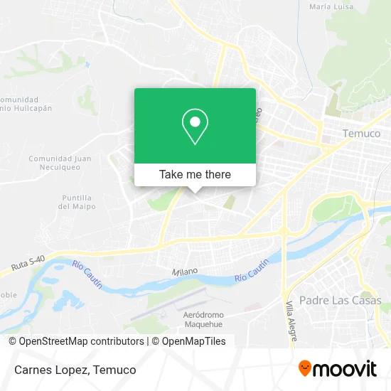 Carnes Lopez map