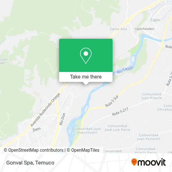 Gonval Spa map