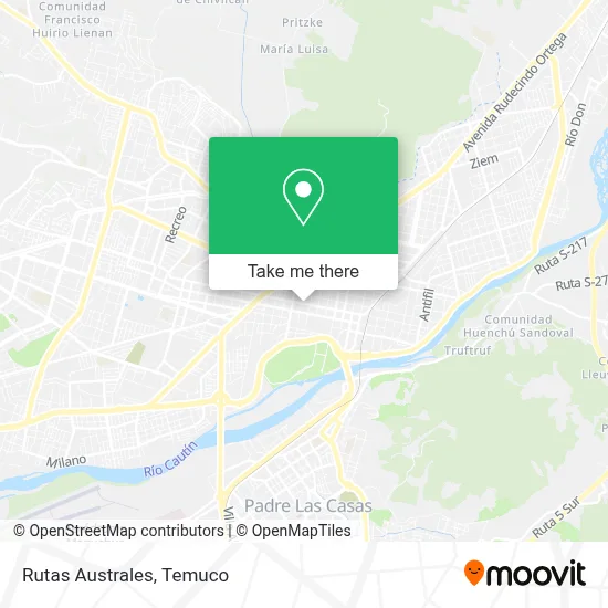Rutas Australes map