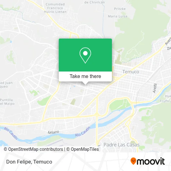 Don Felipe map
