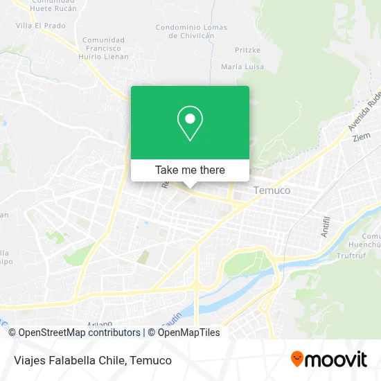 Viajes Falabella Chile map