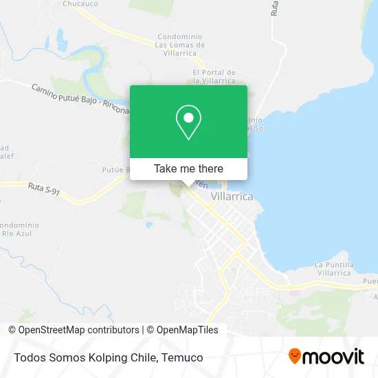 Todos Somos Kolping Chile map