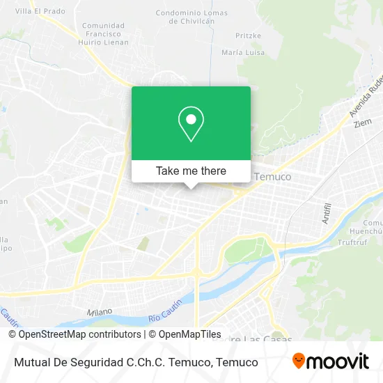 Mutual De Seguridad C.Ch.C. Temuco map