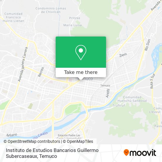 Instituto de Estudios Bancarios Guillermo Subercaseaux map