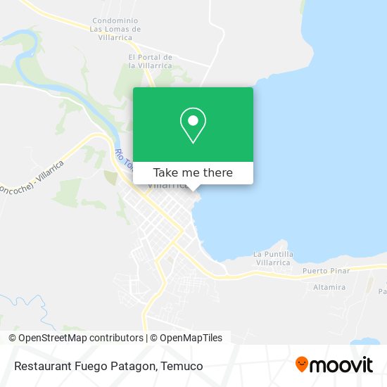 Restaurant Fuego Patagon map