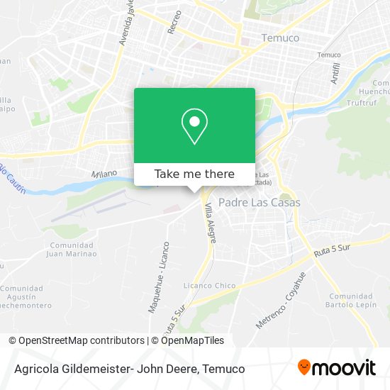 Agricola Gildemeister- John Deere map