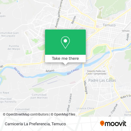 Carnicería La Preferencia map