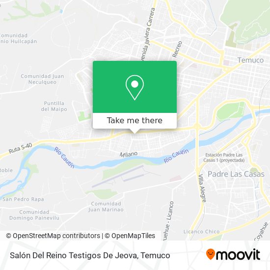 Salón Del Reino Testigos De Jeova map