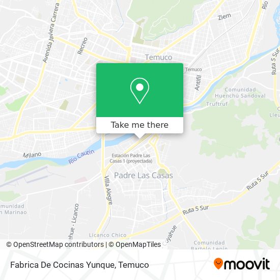 Fabrica De Cocinas Yunque map
