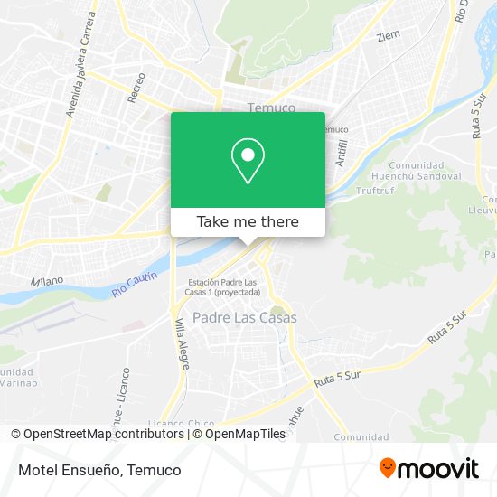 Mapa de Motel Ensueño