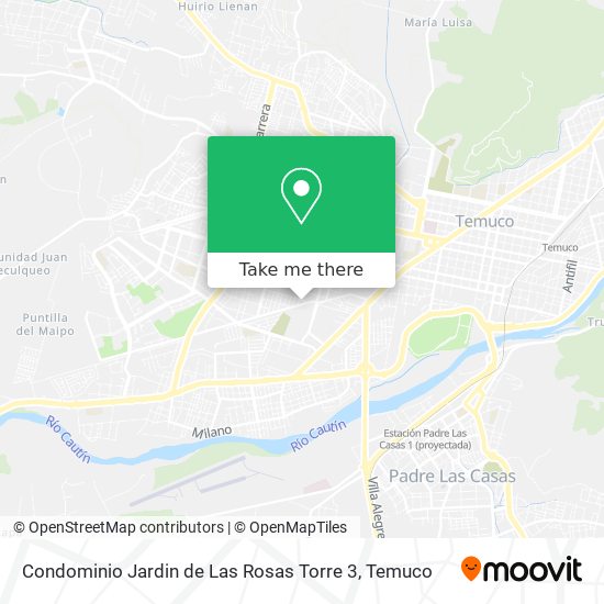 Mapa de Condominio Jardin de Las Rosas Torre 3