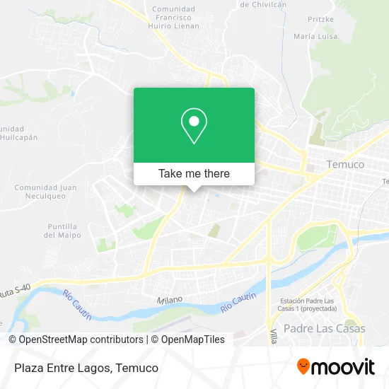 Plaza Entre Lagos map