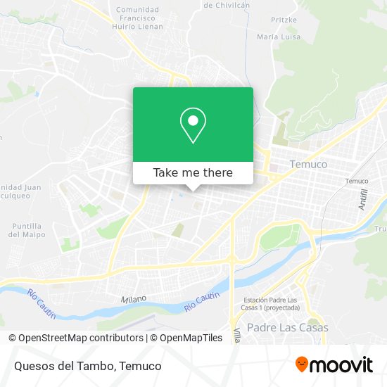 Quesos del Tambo map