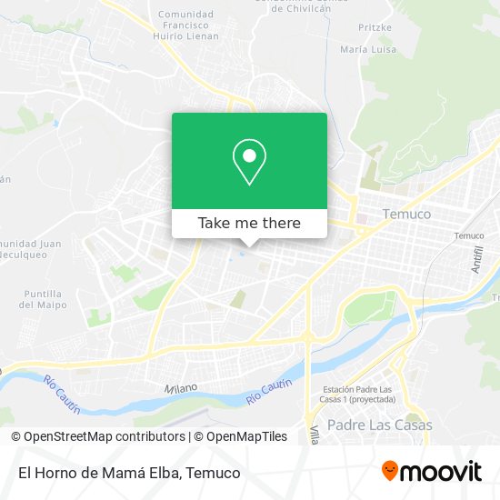 El Horno de Mamá Elba map