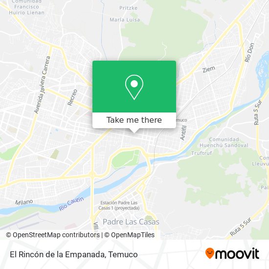 El Rincón de la Empanada map
