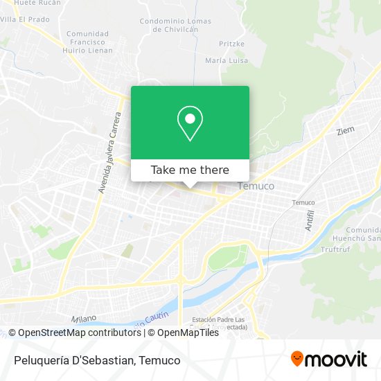 Peluquería D'Sebastian map