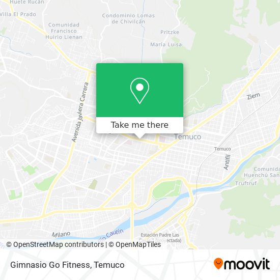 Mapa de Gimnasio Go Fitness