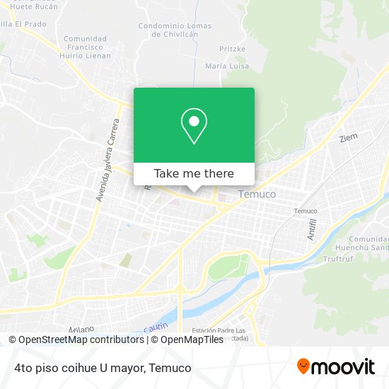 4to piso coihue U mayor map