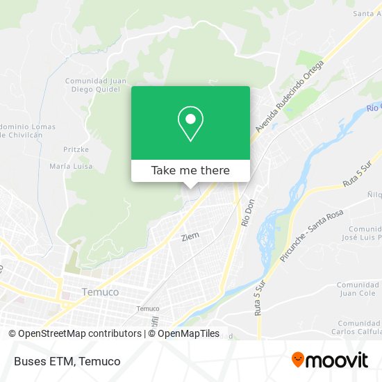 Buses ETM map