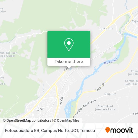 How To Get To Fotocopiadora Eb Campus Norte Uct In Temuco By Bus Moovit