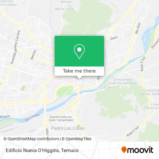 Edificio Nueva O'Higgins map