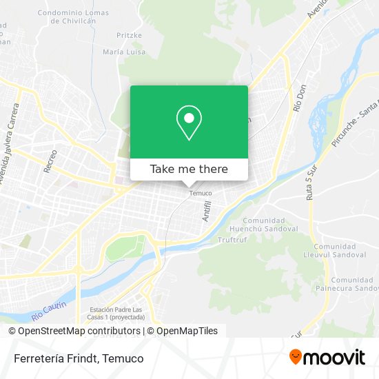 Mapa de Ferretería Frindt