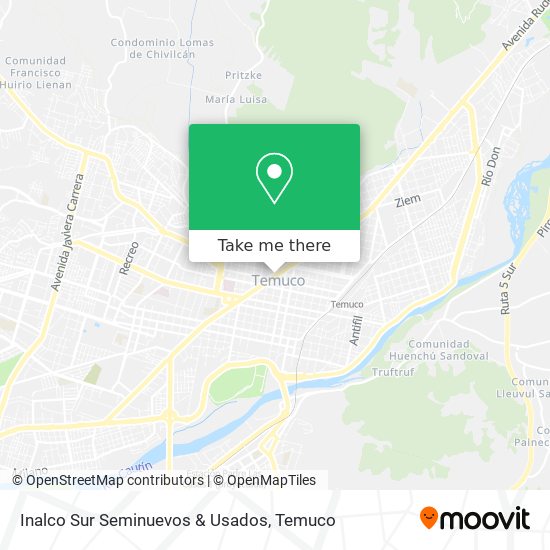 Inalco Sur Seminuevos & Usados map