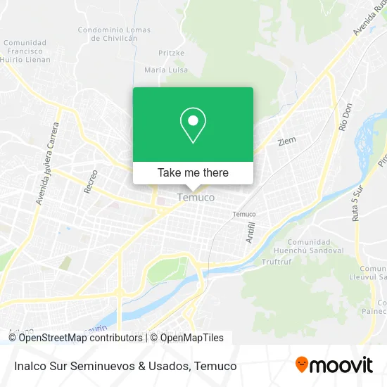 Inalco Sur Seminuevos & Usados map