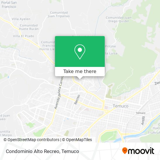 Condominio Alto Recreo map