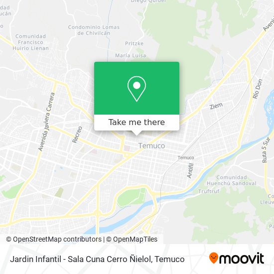 Jardin Infantil - Sala Cuna Cerro Ñielol map