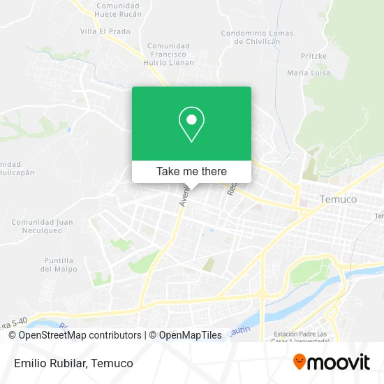 Emilio Rubilar map