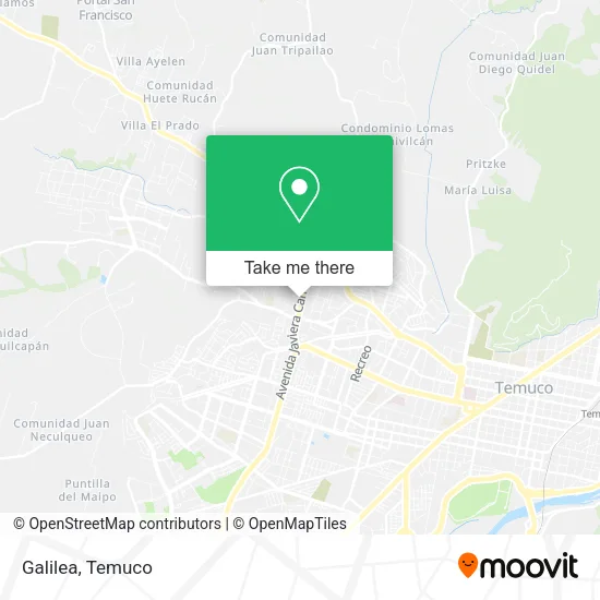 Galilea map