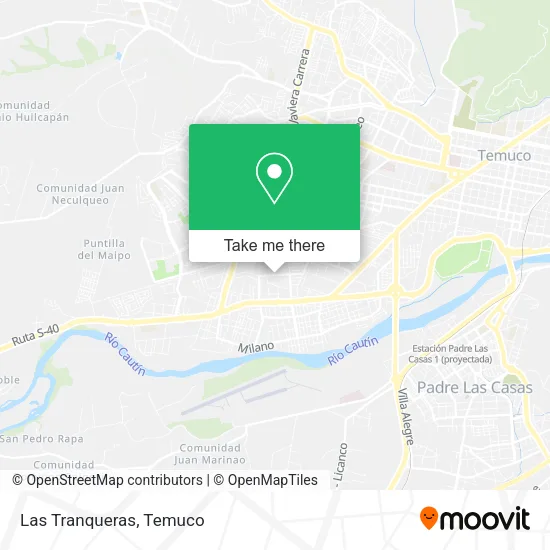 Las Tranqueras map