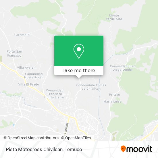Pista Motocross Chivilcán map